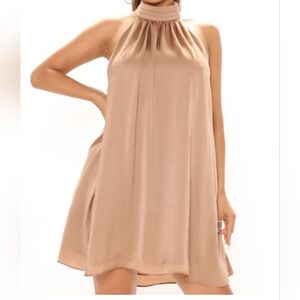 Fashion Nova Satin Mini-Dress